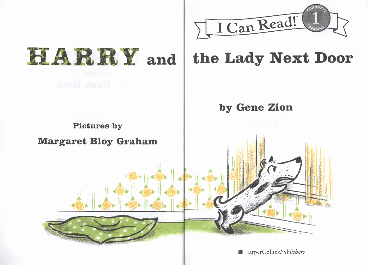 英语绘本5.(二段)harry and the lady neat door.pdf,第4页预览