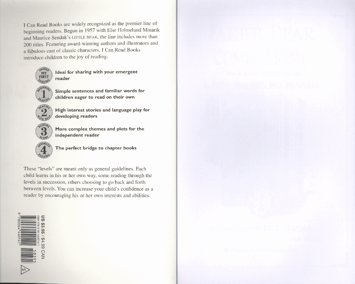 英语绘本father bear comes home.pdf,第2页预览