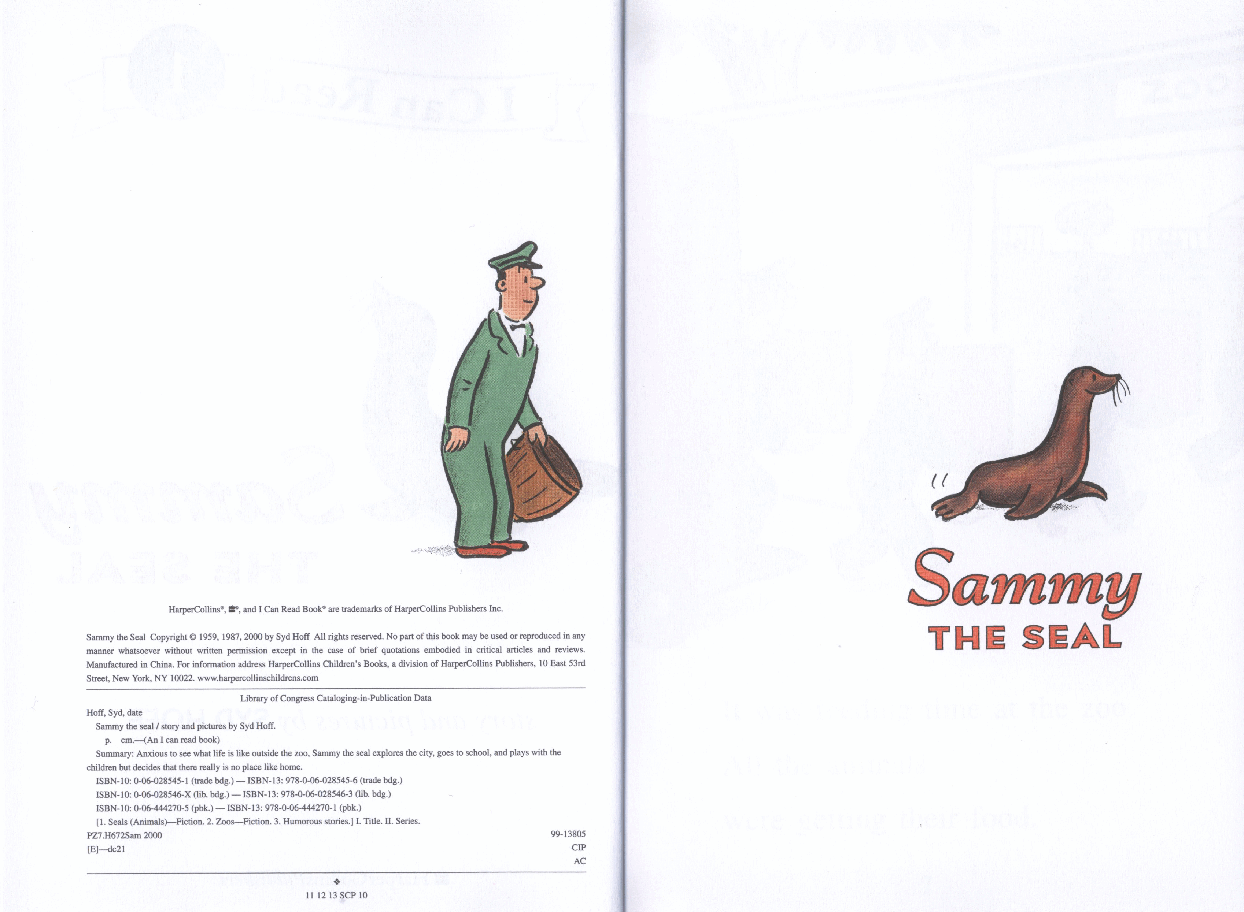 (英语早教亲子阅读)13.Sammy the Seal.pdf,第4页预览