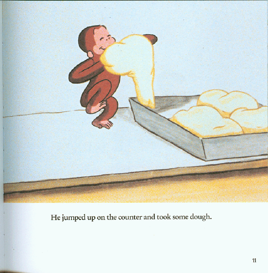 Curious George and the Pizza清晰一些,不过前9页放在最后.pdf,第4页预览