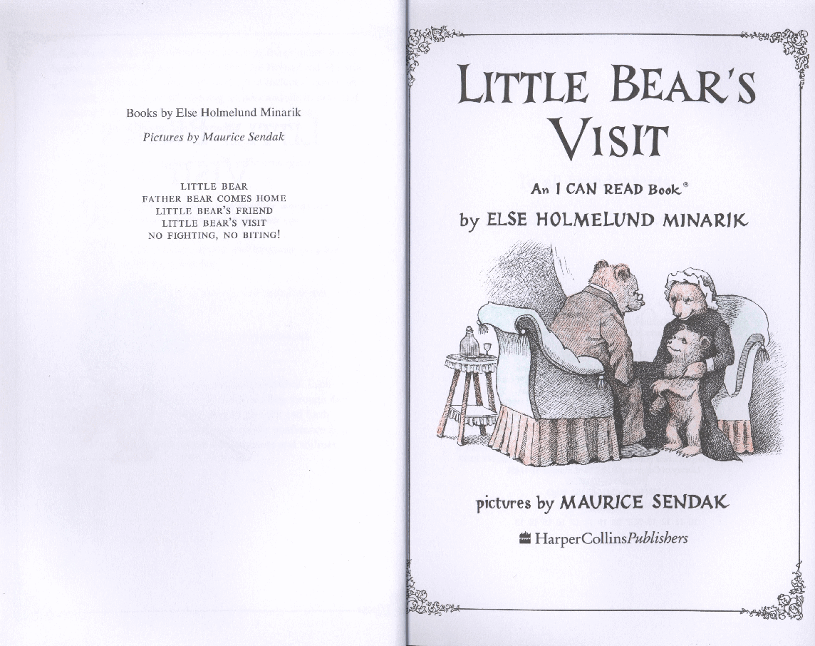 英语绘本little bear's visit.pdf,第3页预览