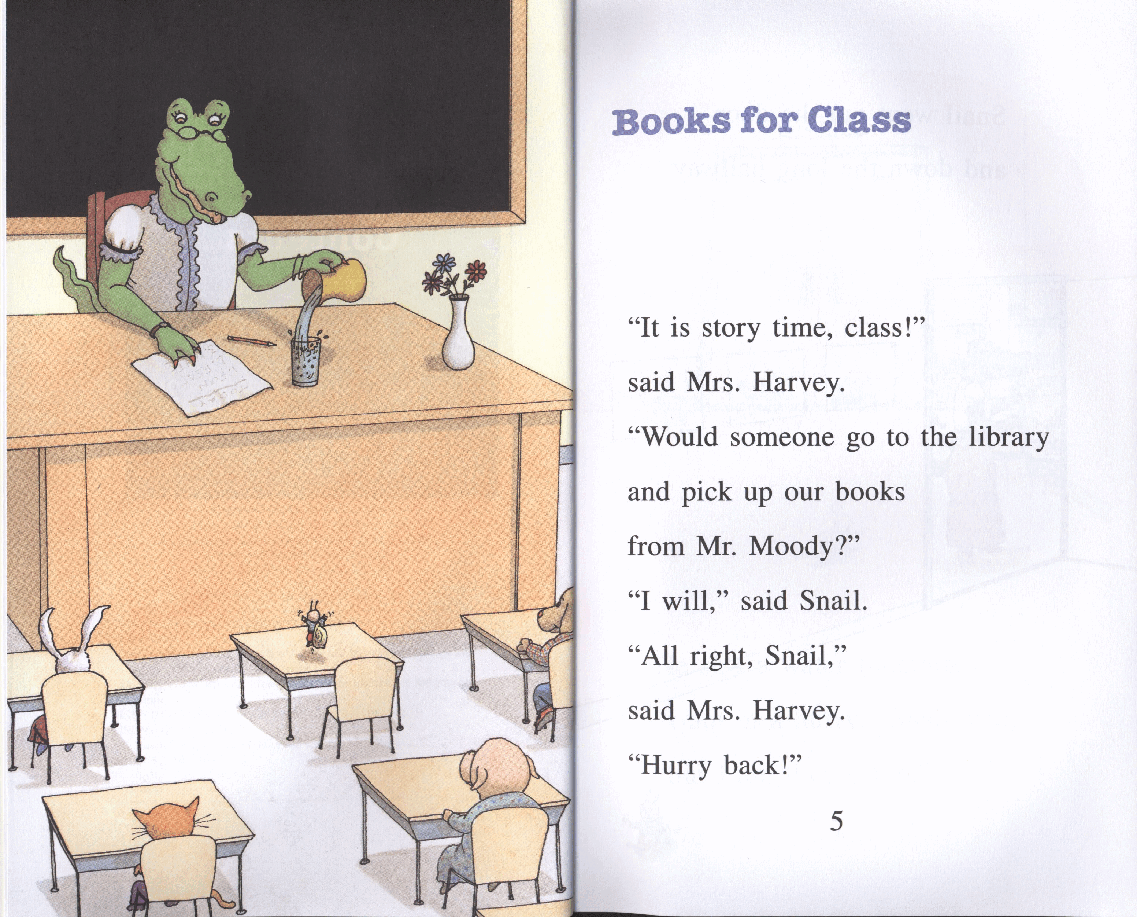 英语绘本10.the adventures of snail at school.pdf,第4页预览