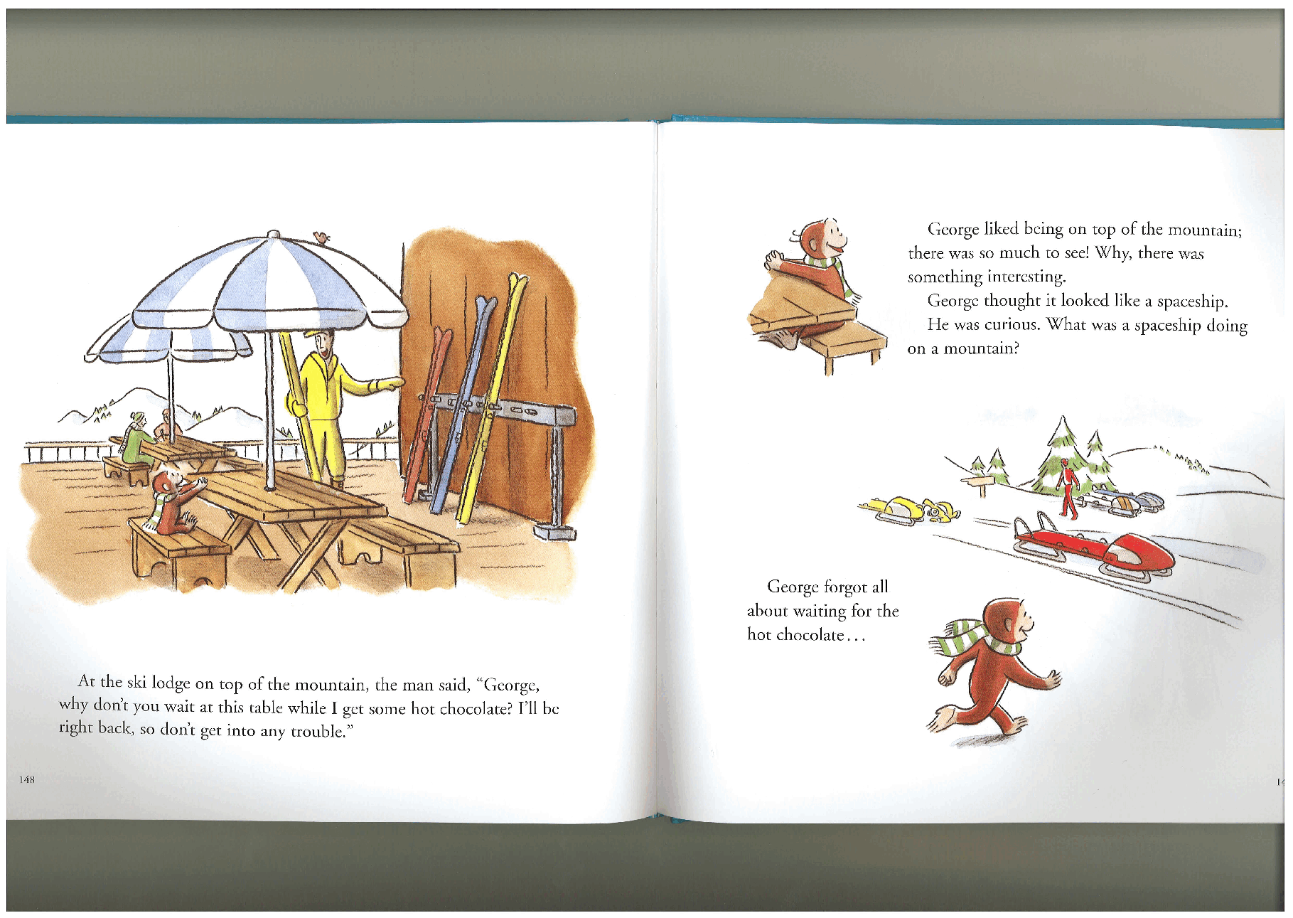 Curious George in the Snow(Blue 7).pdf,第3页预览