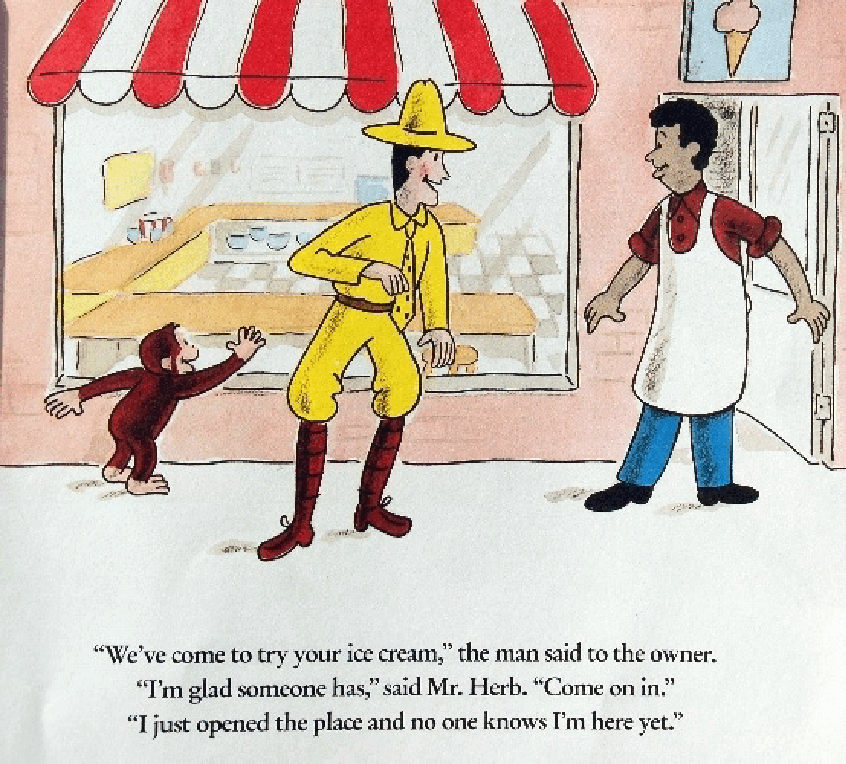 Curious George Goes to an Ice Cream Shop.pdf,第4页预览