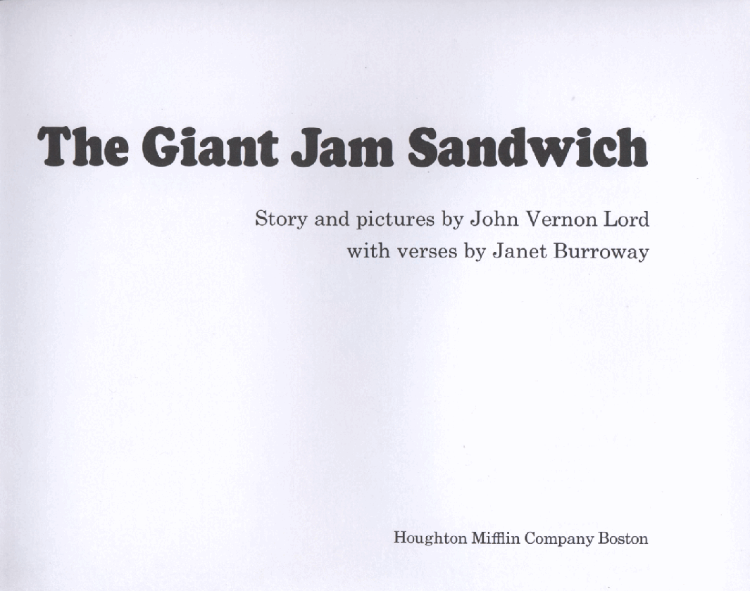 (四段名家)The Giant Jam Sandwich.pdf,第3页预览