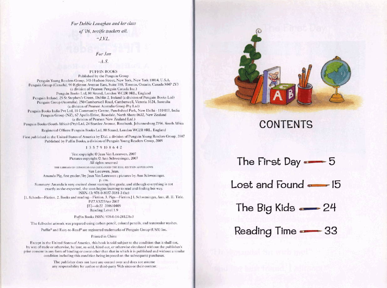 14.(三段)Amanda Pig,First Grader.pdf,第3页预览