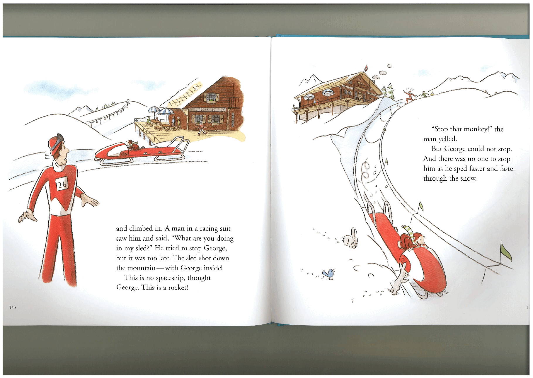 Curious George in the Snow(Blue 7).pdf,第4页预览
