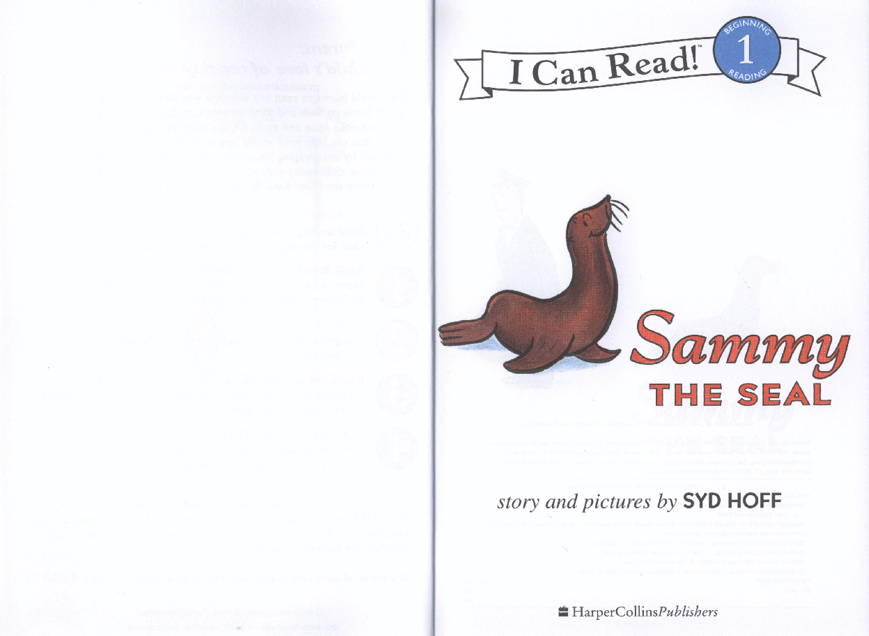 (英语早教亲子阅读)13.Sammy the Seal.pdf,第3页预览