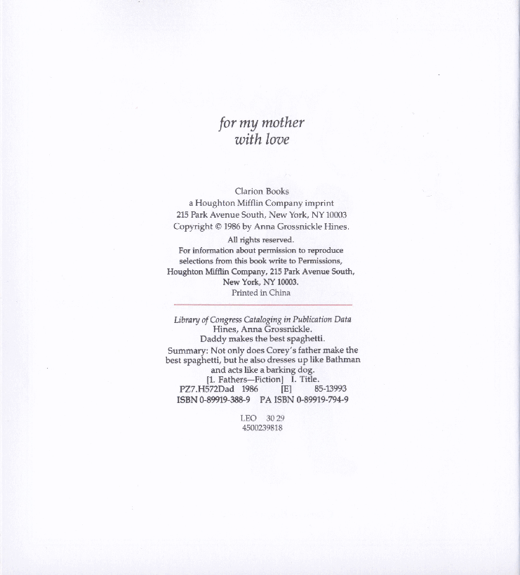 (二段名家绘本)Daddy Makes the Best Spaghetti.pdf,第4页预览