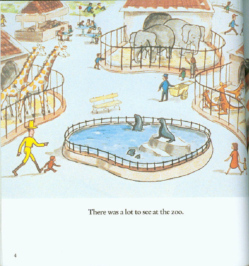 Curious George_Visit the Zoo.pdf，第4页预览