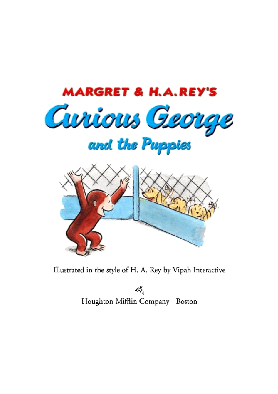 Curious George and Puppies.pdf，第1页预览