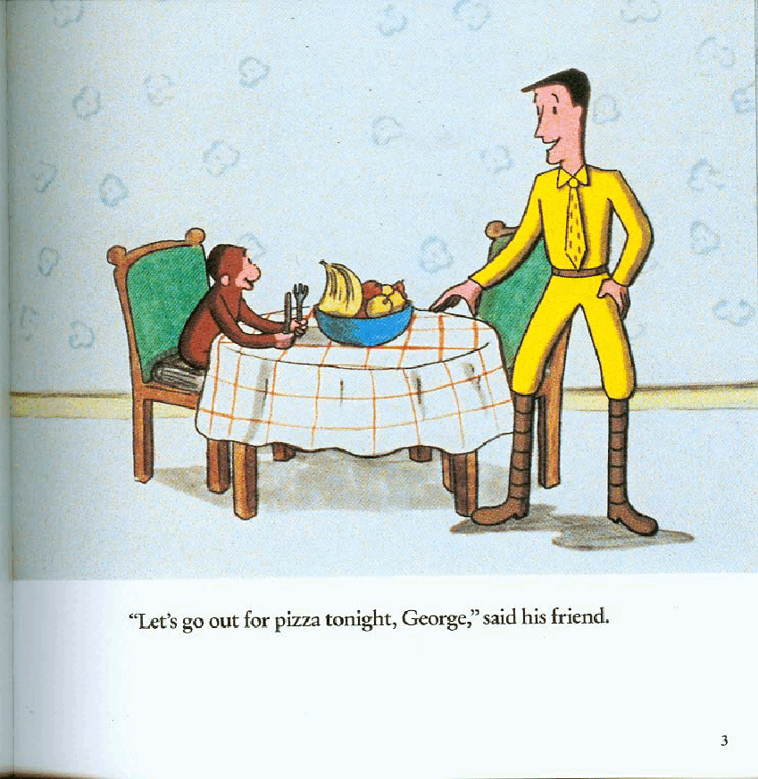 Curious George and the Pizza.pdf，第3页预览