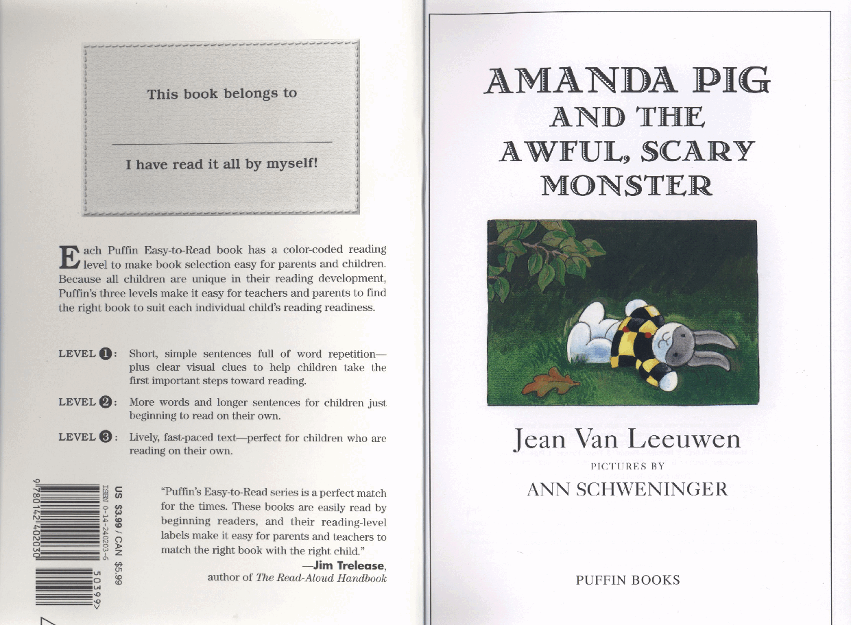 11.(三段)AMANDA PIG AND THE AWFUL,SCARY MONSTER.pdf,第2页预览