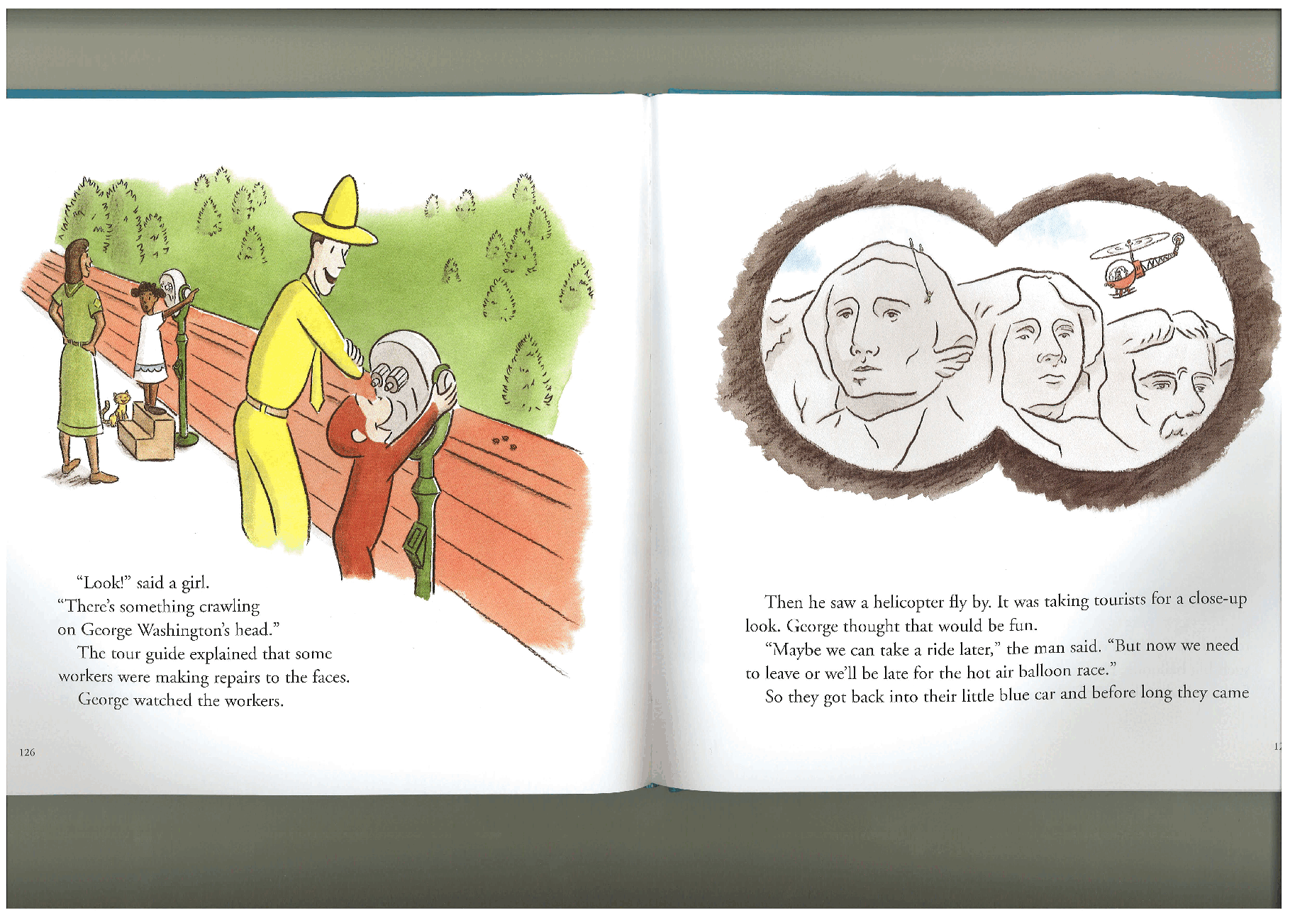 Curious George and the Hot Air Ballon(Blue 6).pdf，第4页预览