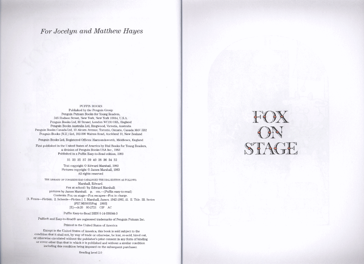 第三阶段Fox系列Fox at School.pdf,第3页预览