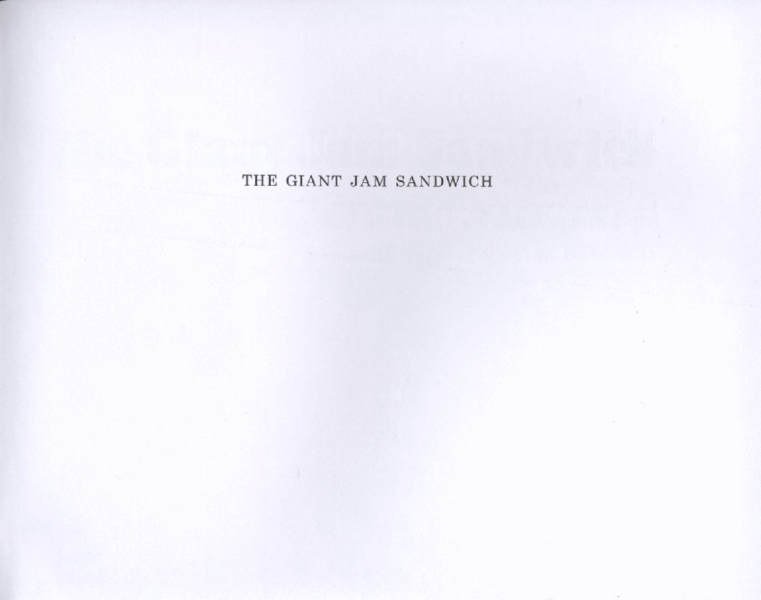 (四段名家)The Giant Jam Sandwich.pdf,第2页预览