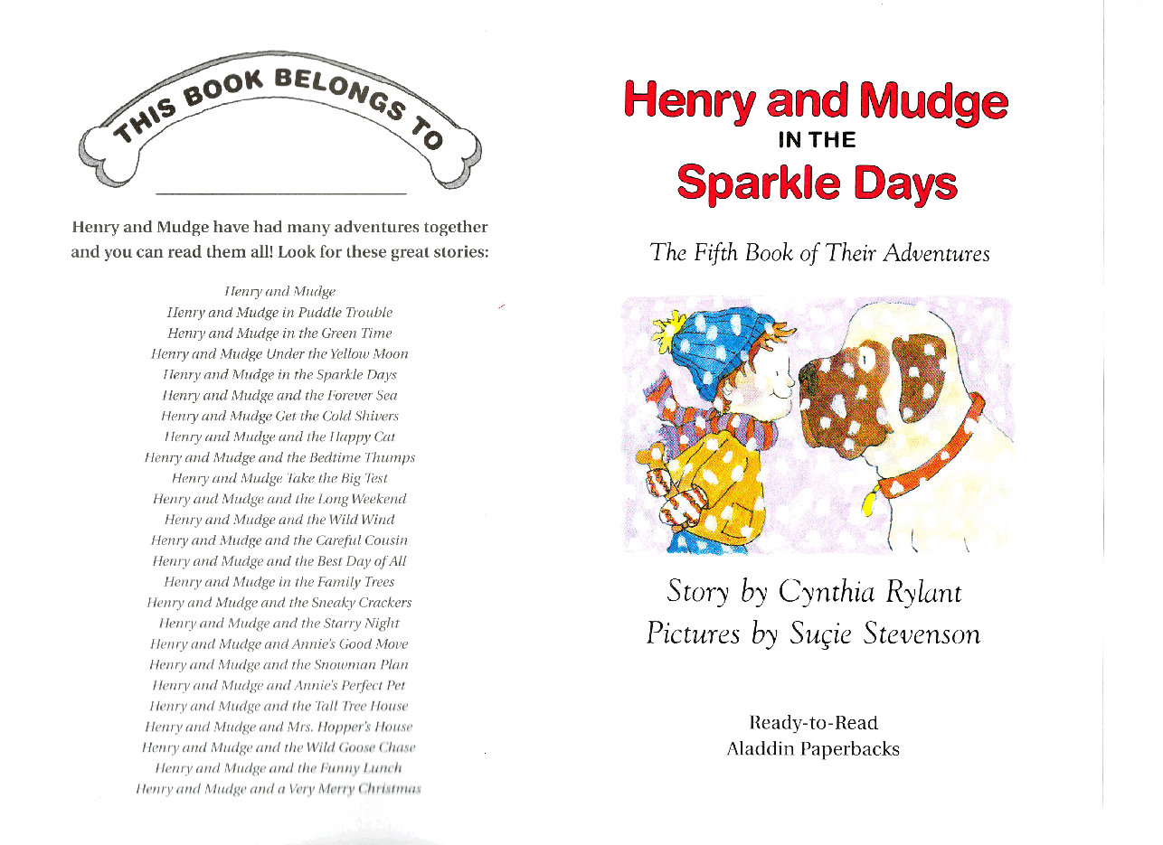 英语绘本05 Henry and Mudge in the Sparkle Days.pdf,第2页预览