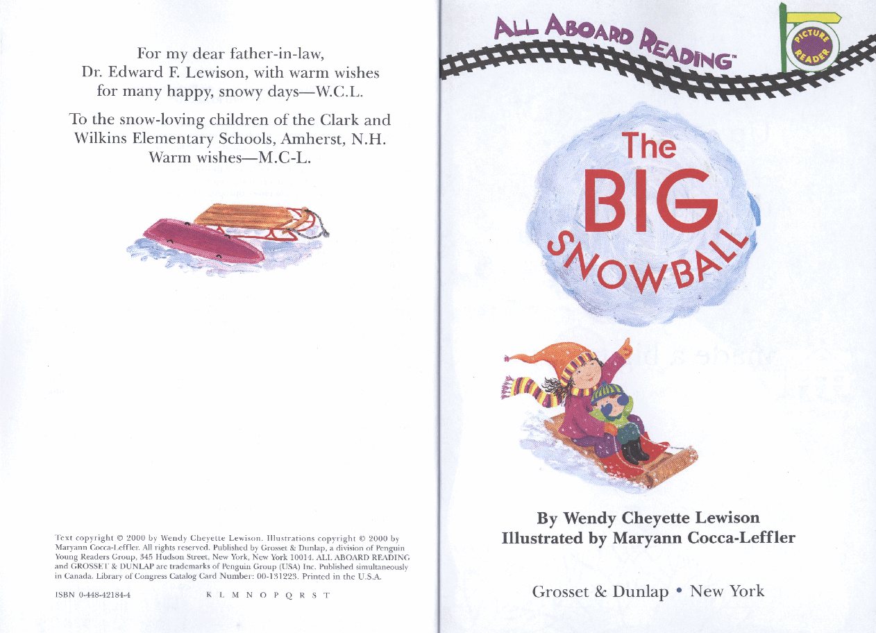 (英语早教亲子阅读)04.(一段)The Big Snowball.pdf,第3页预览