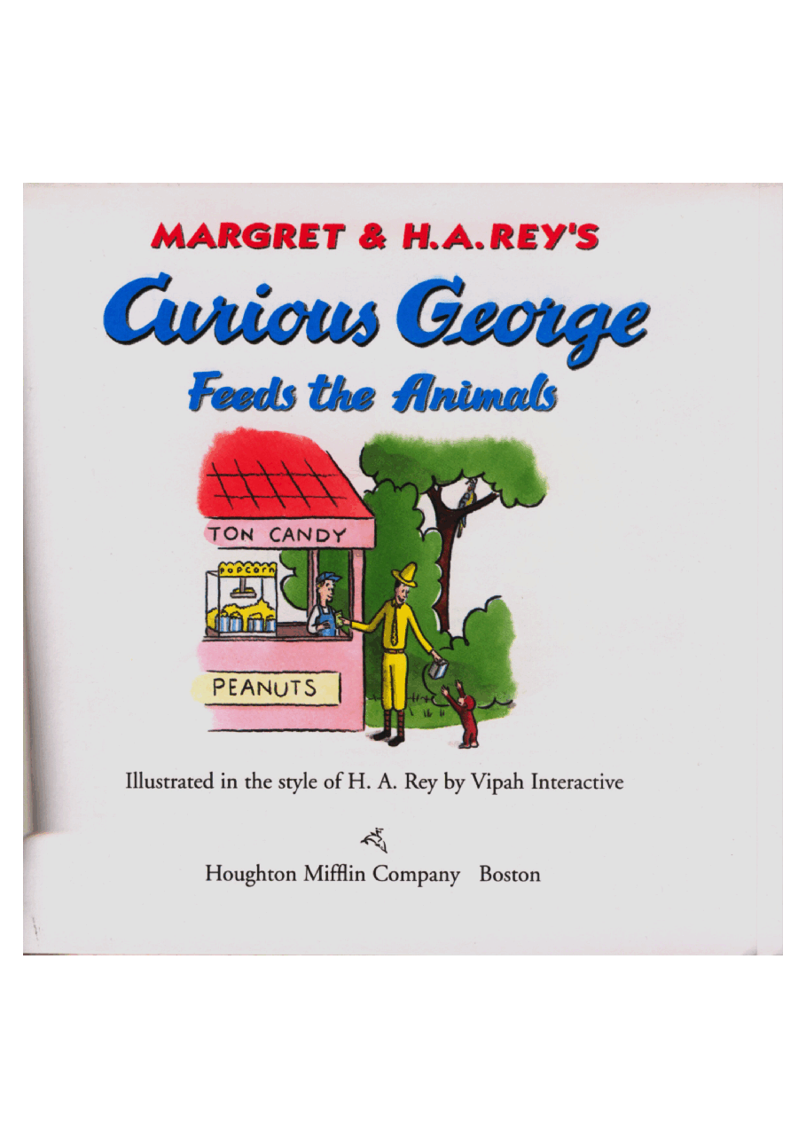 Curious George Feeds the Animals扫描.pdf,第2页预览