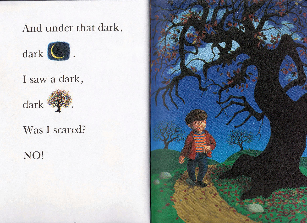 早教英语绘本In_a_Dark,_Dark_House(高清晰打印版）.pdf，第4页预览