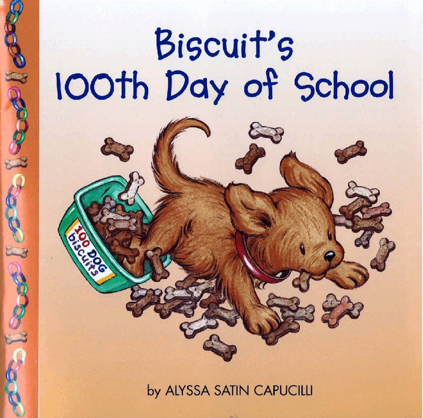 早教英语绘本Biscuit's 100th Day of School.pdf,第1页预览