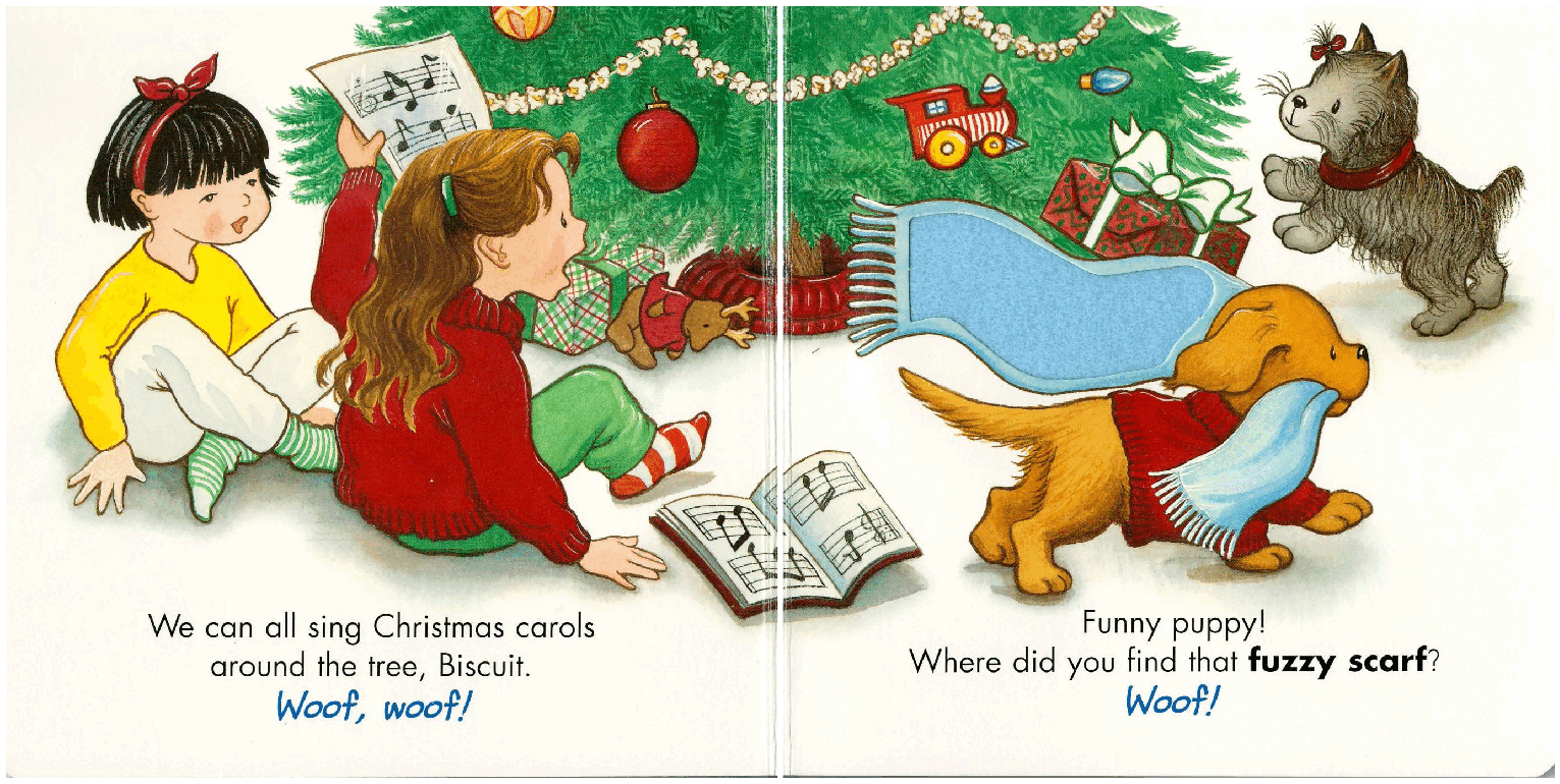早教英语绘本Biscuit's Pet & Play Christmas.pdf，第4页预览