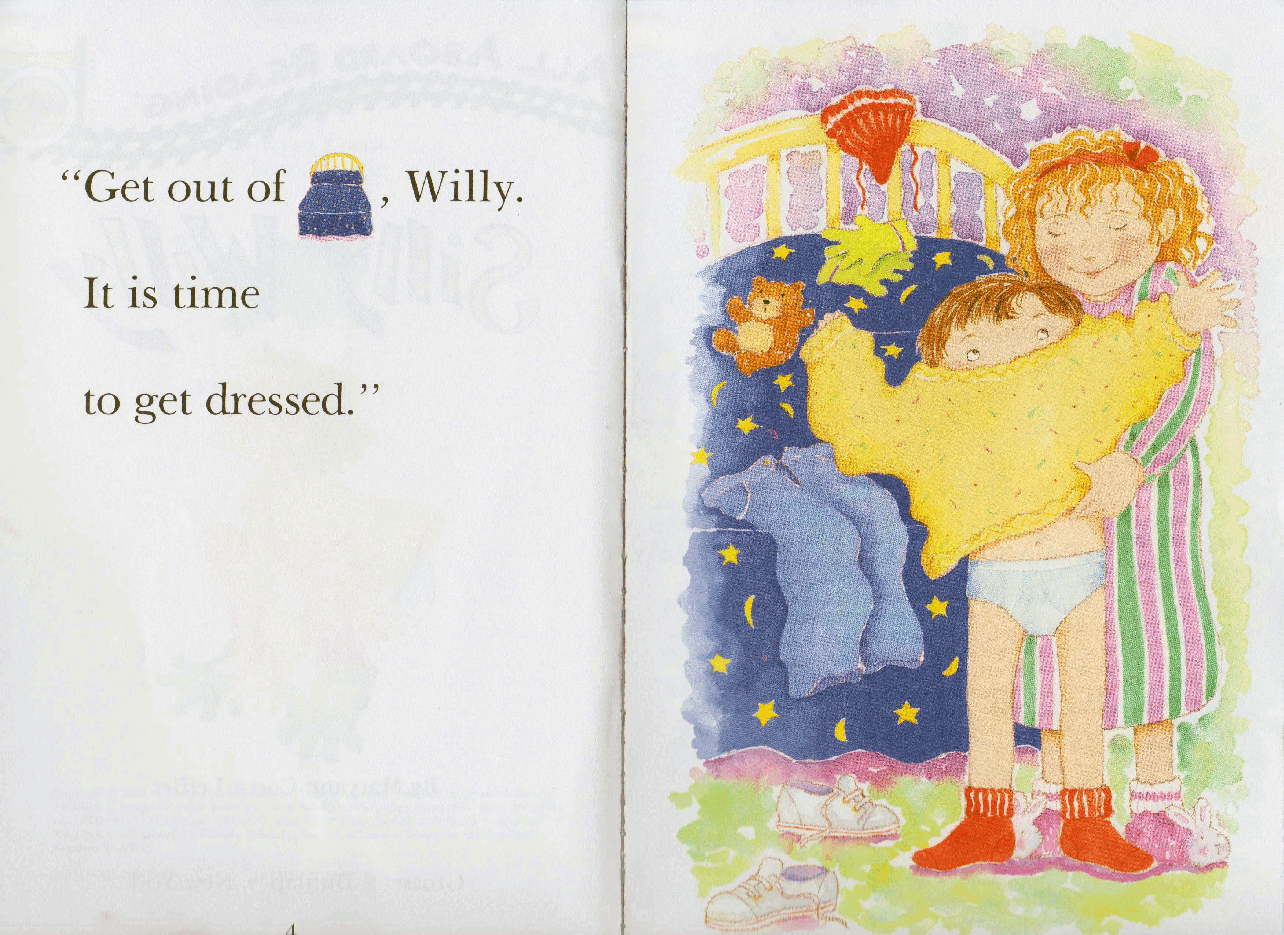 早教英语绘本Silly Willy(清晰打印版).pdf,第3页预览