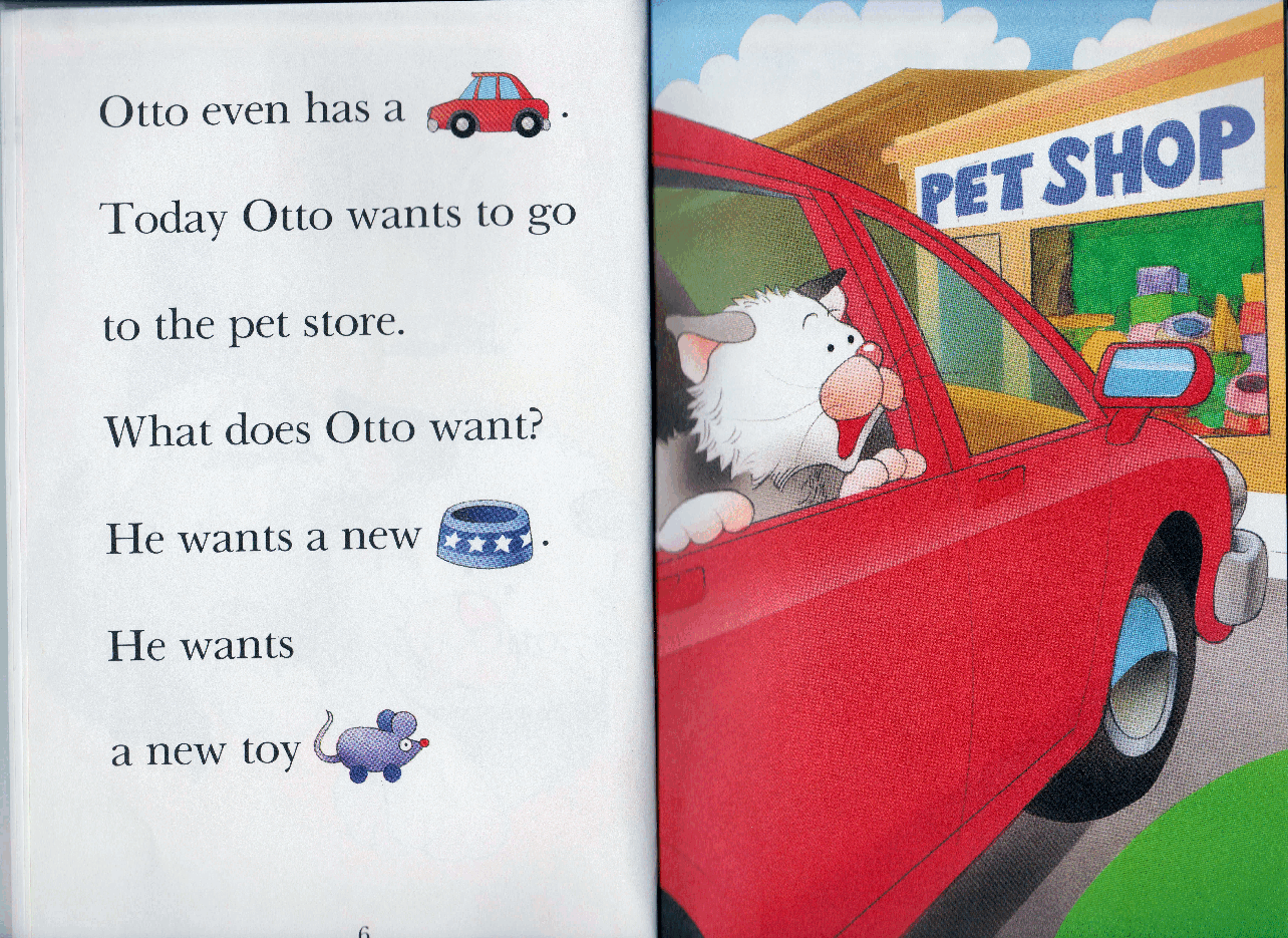 早教英语绘本Otto_the_Cat(高清打印版).pdf,第4页预览