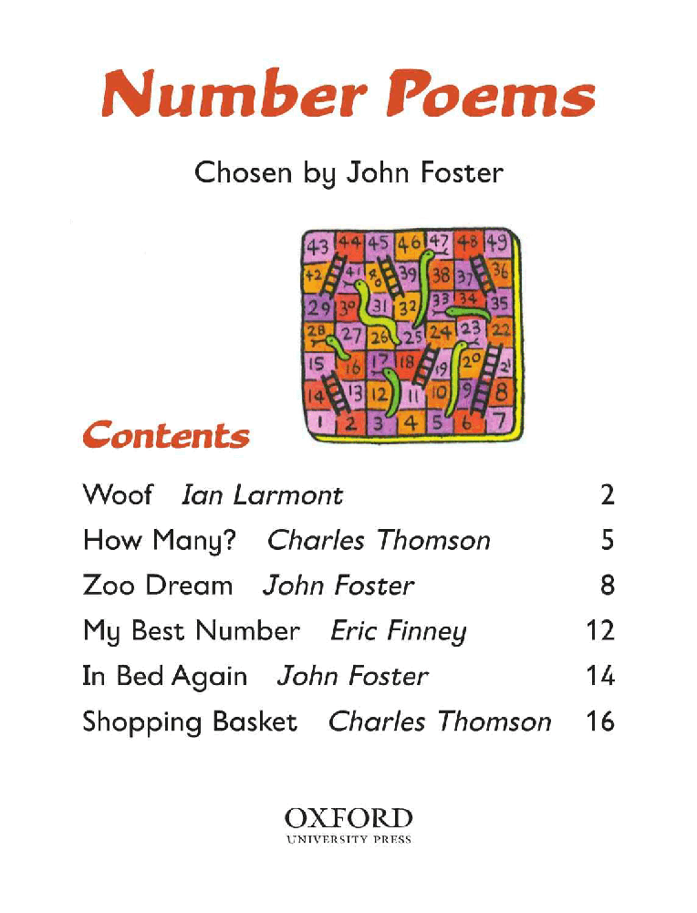 英语绘本牛津阅读Number_Poems.pdf,第2页预览
