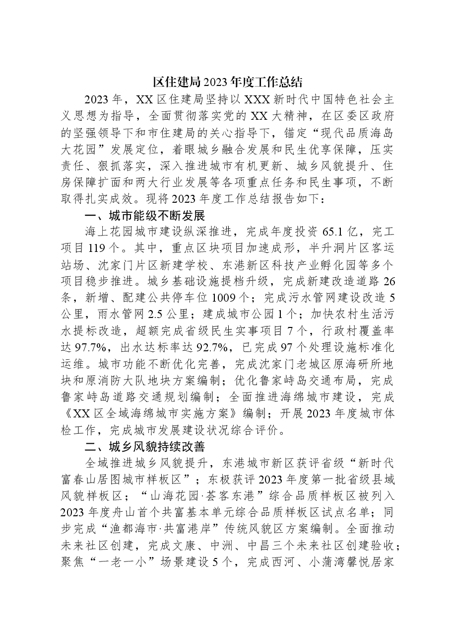 (5篇)住建局2023年工作总结汇编.docx,第2页预览