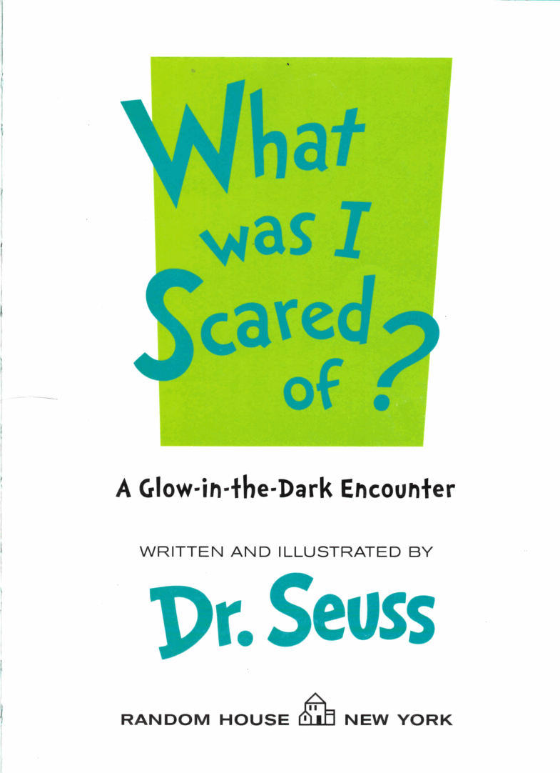 英语绘本26 What Was I Scared Of.pdf,第2页预览