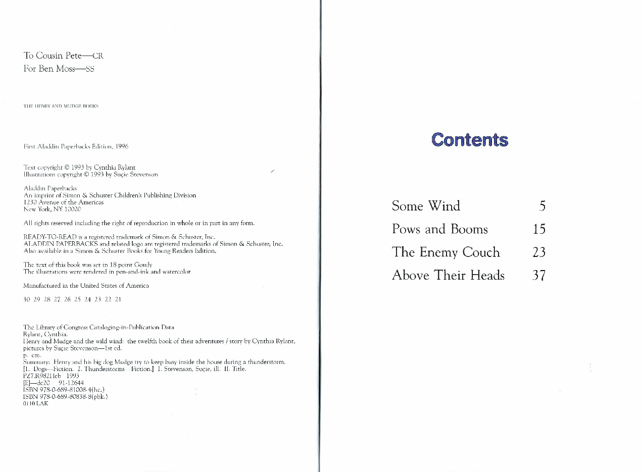 早教英语绘本12 Henry and Mudge and the Wild Wind (1993).pdf,第3页预览