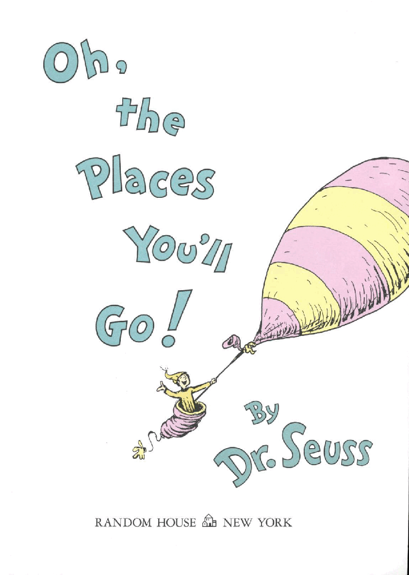 英语绘本1990 - Oh, The Places You'll Go - Dr. Seuss.pdf,第2页预览
