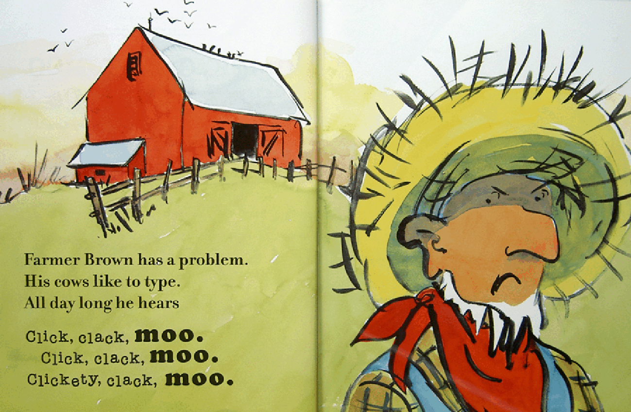 英语绘本click_clack_moo_crows_that_type.pdf,第3页预览