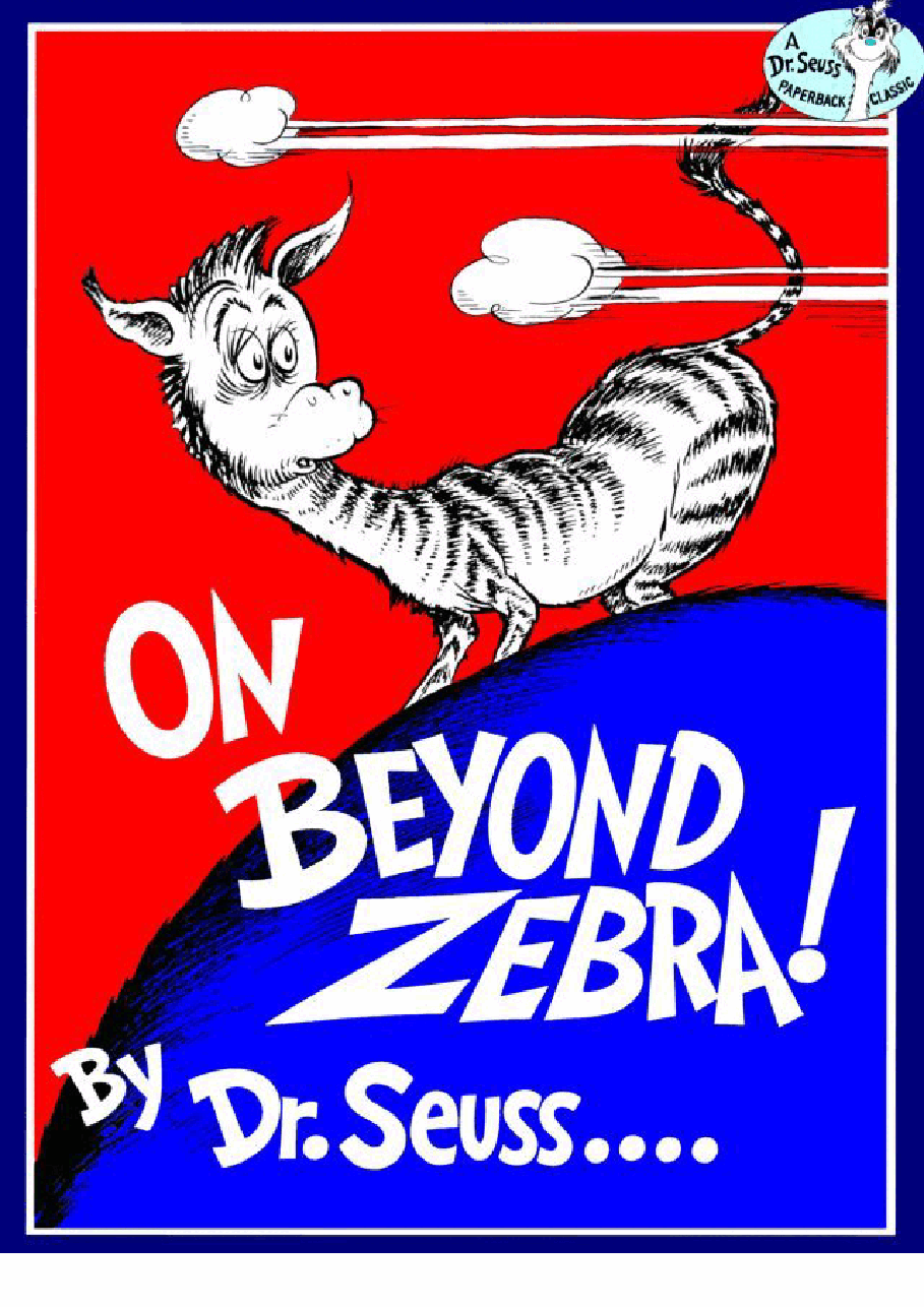英语绘本On Beyond Zebra!.pdf，第1页预览