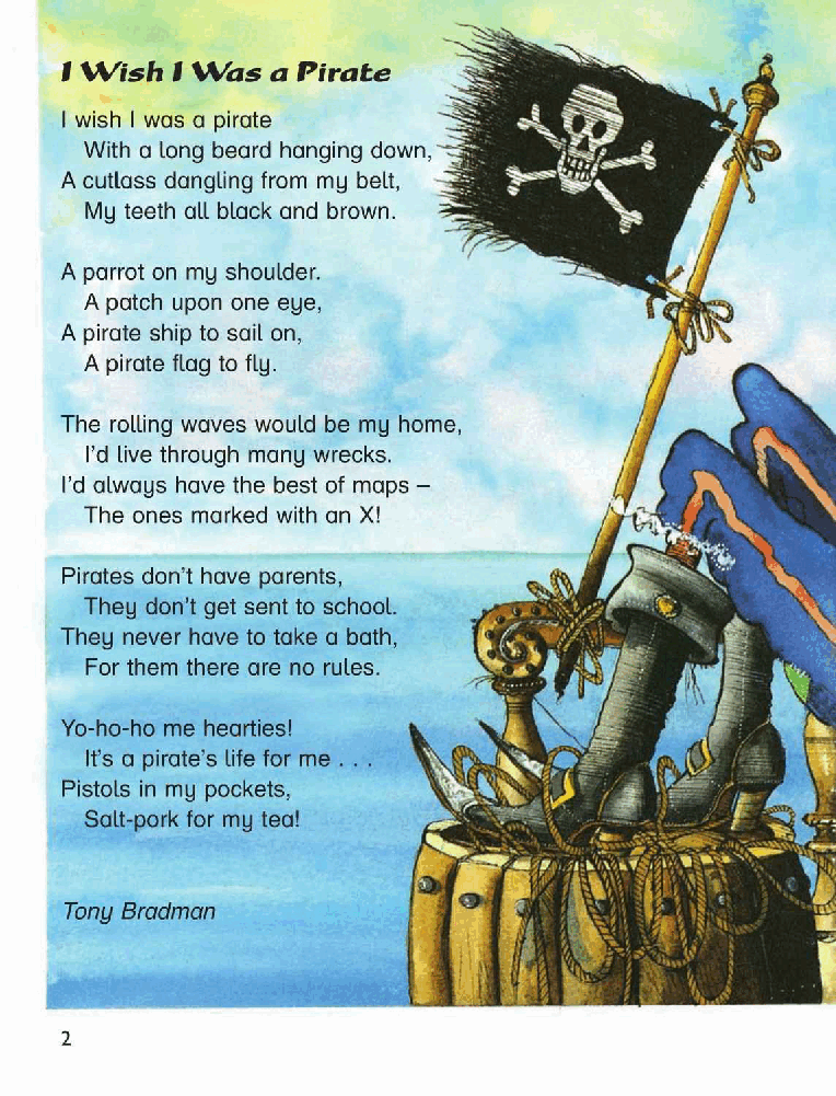 英语绘本牛津阅读Pirate Poems.pdf,第3页预览