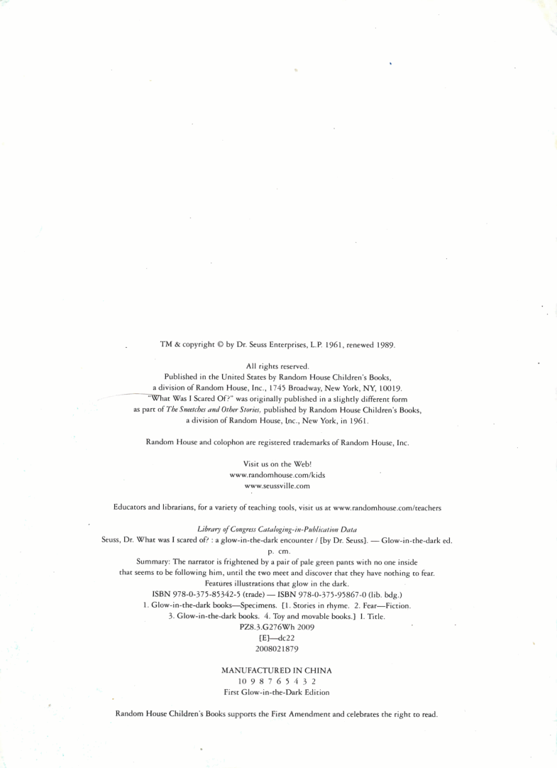 英语绘本26 What Was I Scared Of.pdf,第3页预览