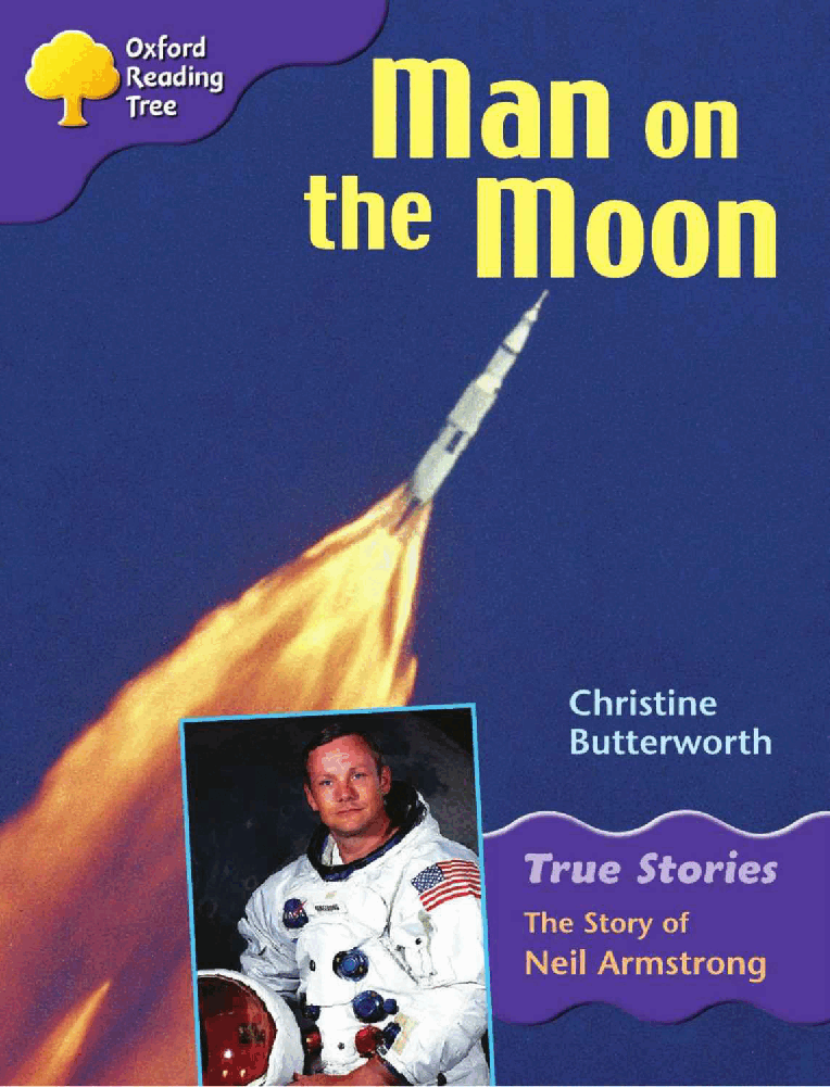 英语绘本牛津阅读Man on the Moon.pdf,第1页预览