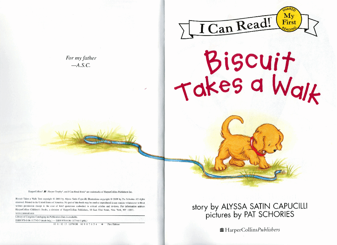 早教英语绘本Biscuit Takes a Walk.pdf,第2页预览