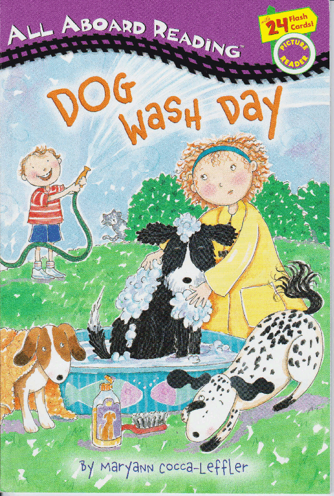 早教英语绘本Dog_Wash_Day(高清晰打印版）.pdf，第1页预览