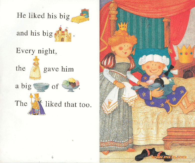 早教英语绘本King Big Wig.pdf，第3页预览