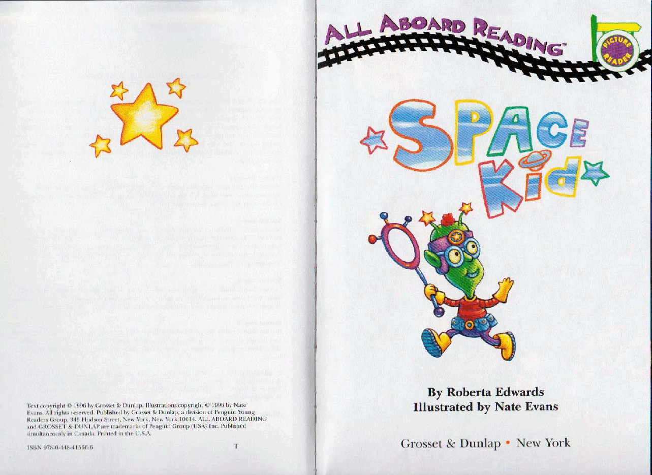 早教英语绘本Space_Kid.pdf，第2页预览