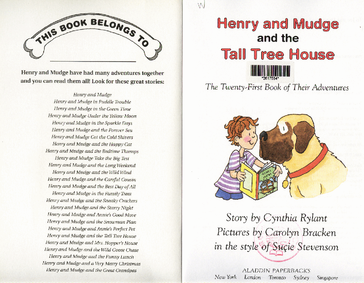 早教英语绘本21 Henry and Mudge and the Tall Tree House (2002).pdf，第2页预览