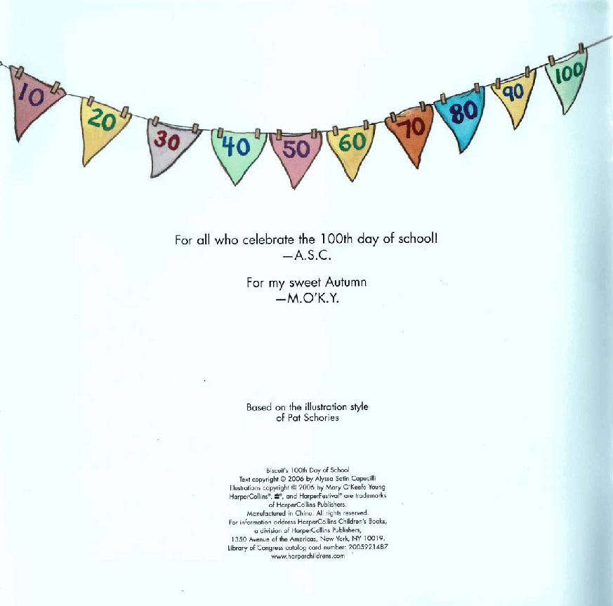 早教英语绘本Biscuit's 100th Day of School.pdf,第2页预览