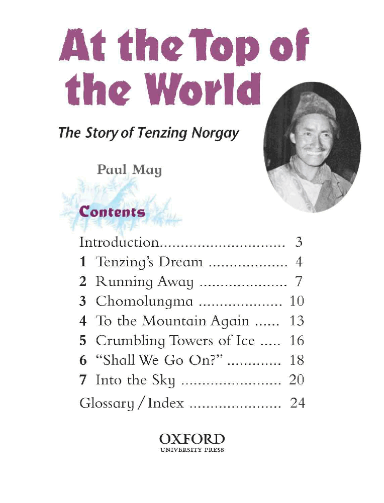 英语绘本牛津阅读At the Top of the World.pdf,第2页预览