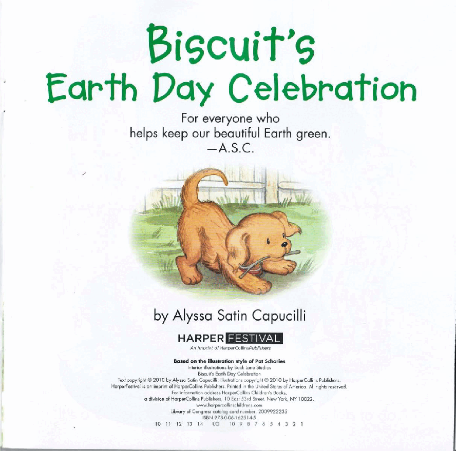 早教英语绘本Biscuit's Earth Day Celebration.pdf，第3页预览