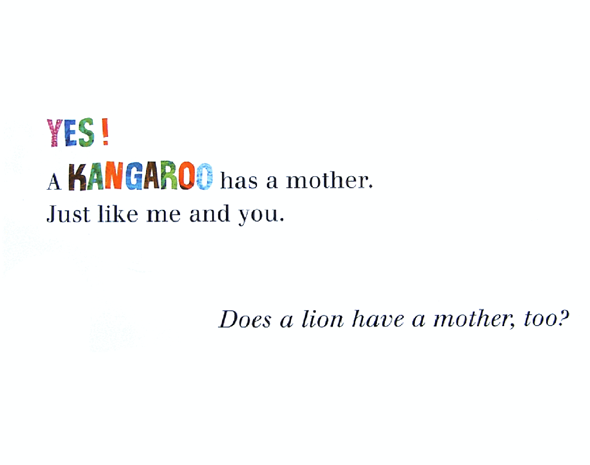 英语绘本Does a Kangaroo Have A Mother, Too.pdf，第2页预览