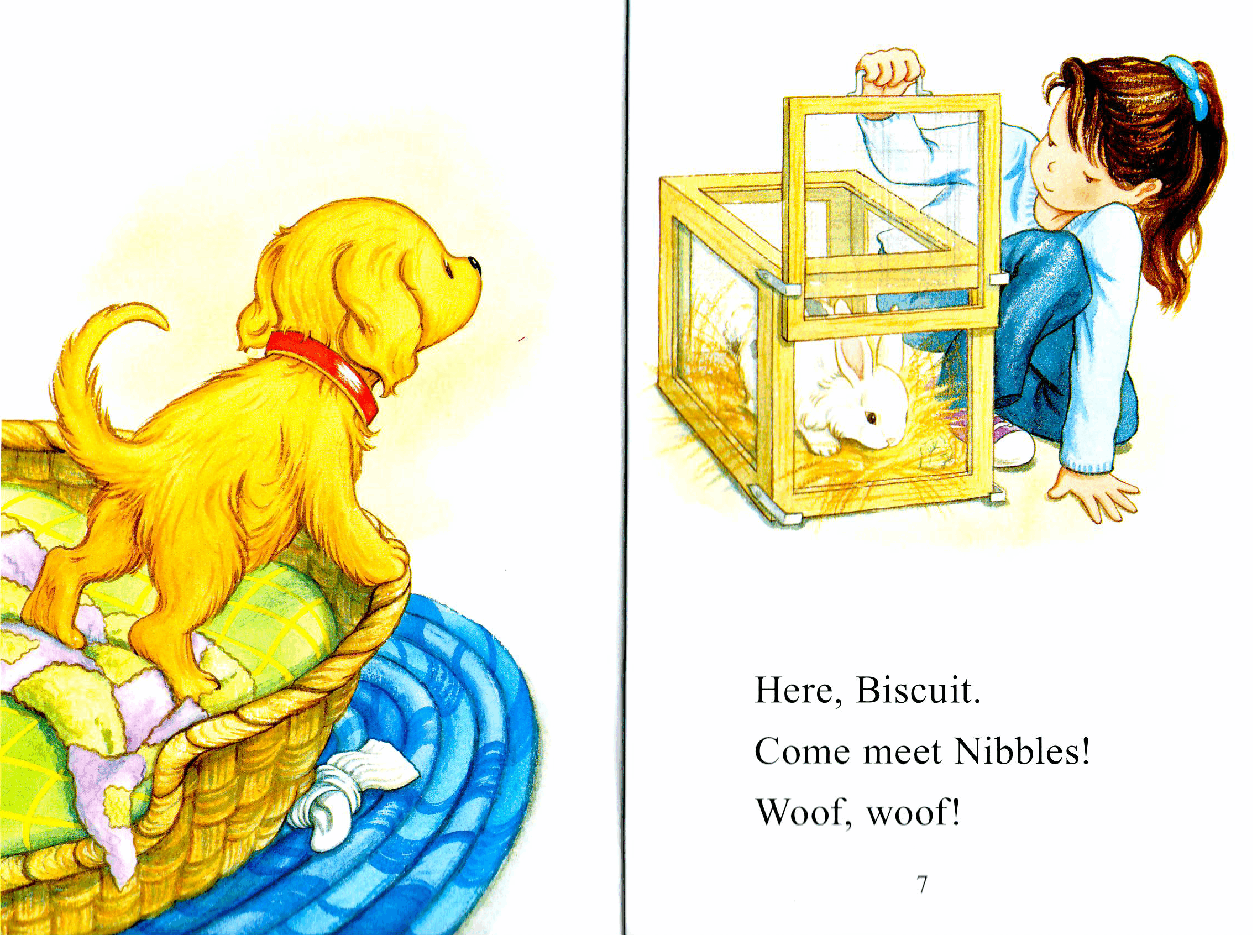 早教英语绘本Biscuit Meets the Class Pet.pdf，第4页预览