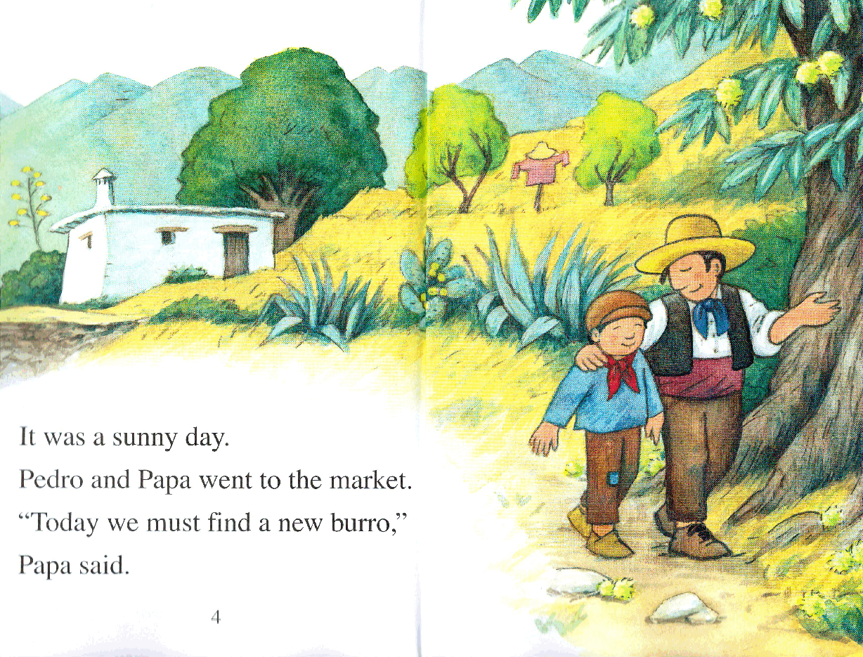 早教英语绘本Pedro's Burro.pdf,第4页预览