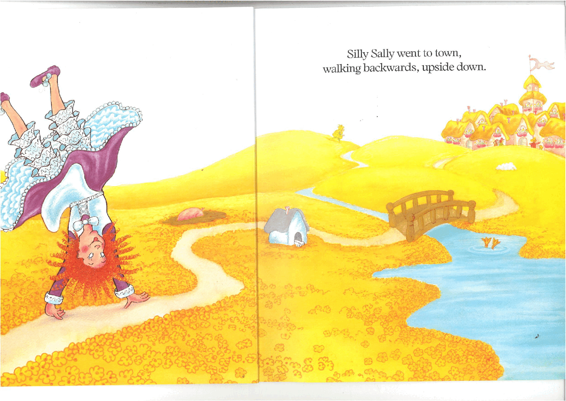 英语绘本SILLY SALLY.pdf,第3页预览